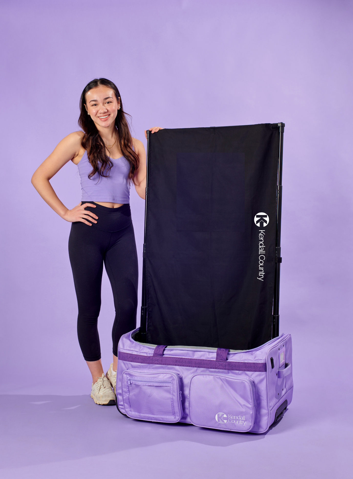 Kendall Country - Rolling Duffel Privacy Curtain – Raven Black