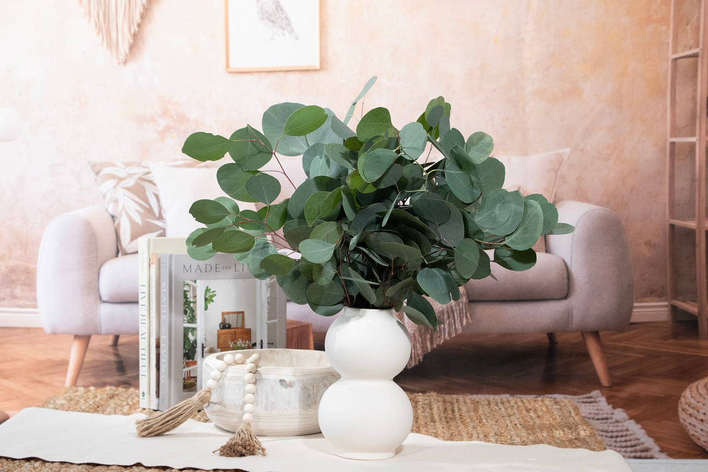 Andaluca - Fresh Eucalyptus Silver Dollar + Baby Blue Mixed Bunches