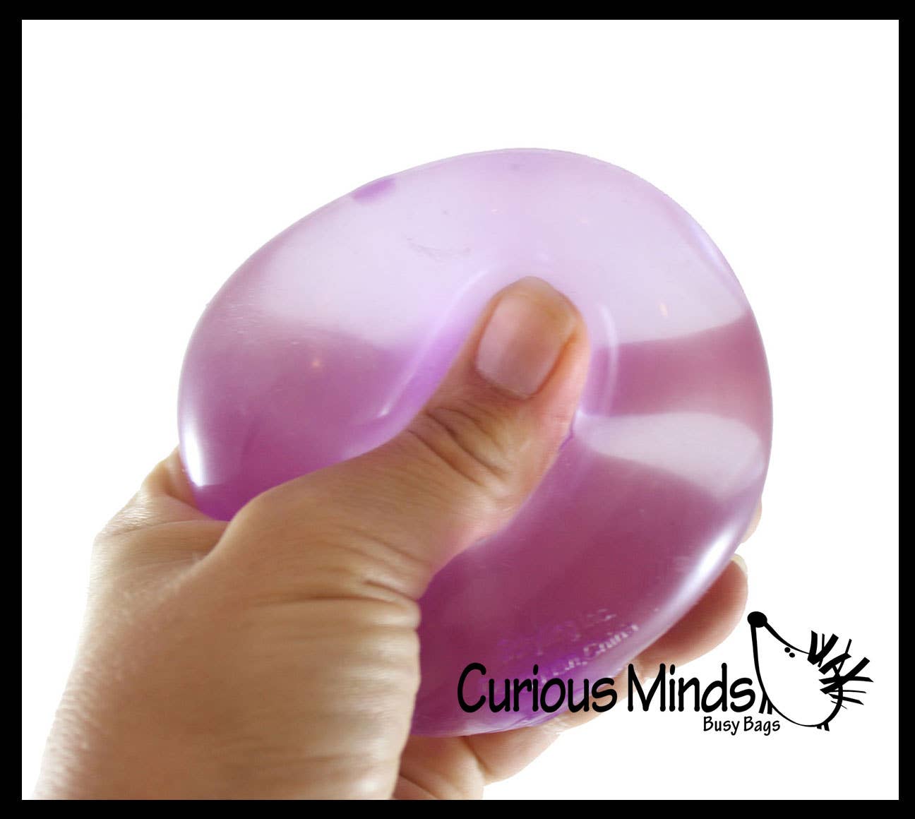 Curious Minds Toys - 1 Nee Doh Nice Cube Ice Sugar Ball - Thick Glue/Gel Stretch