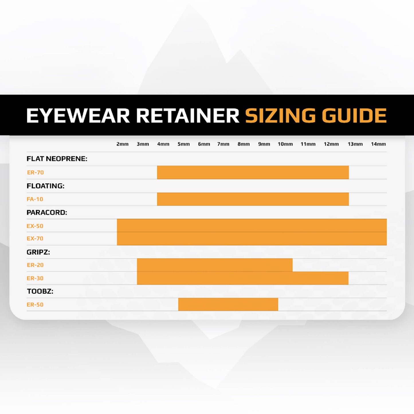 Carson - Floating Lightweight Eyewear Retainer for Beach or Boating