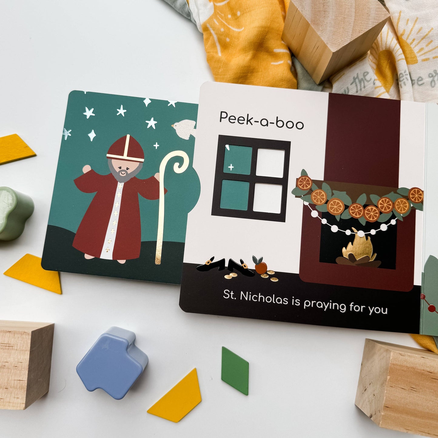 The Little Rose Shop - Peek-a-boo Saints Catholic Board Book