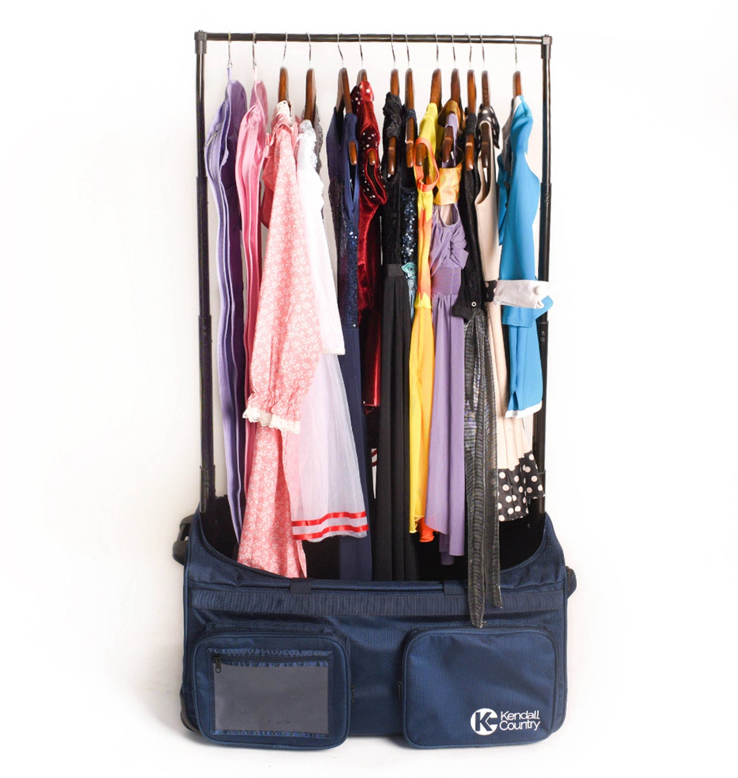 Kendall Country - Collapsible Costume Rolling Dance Bag with Garment Rack -28"