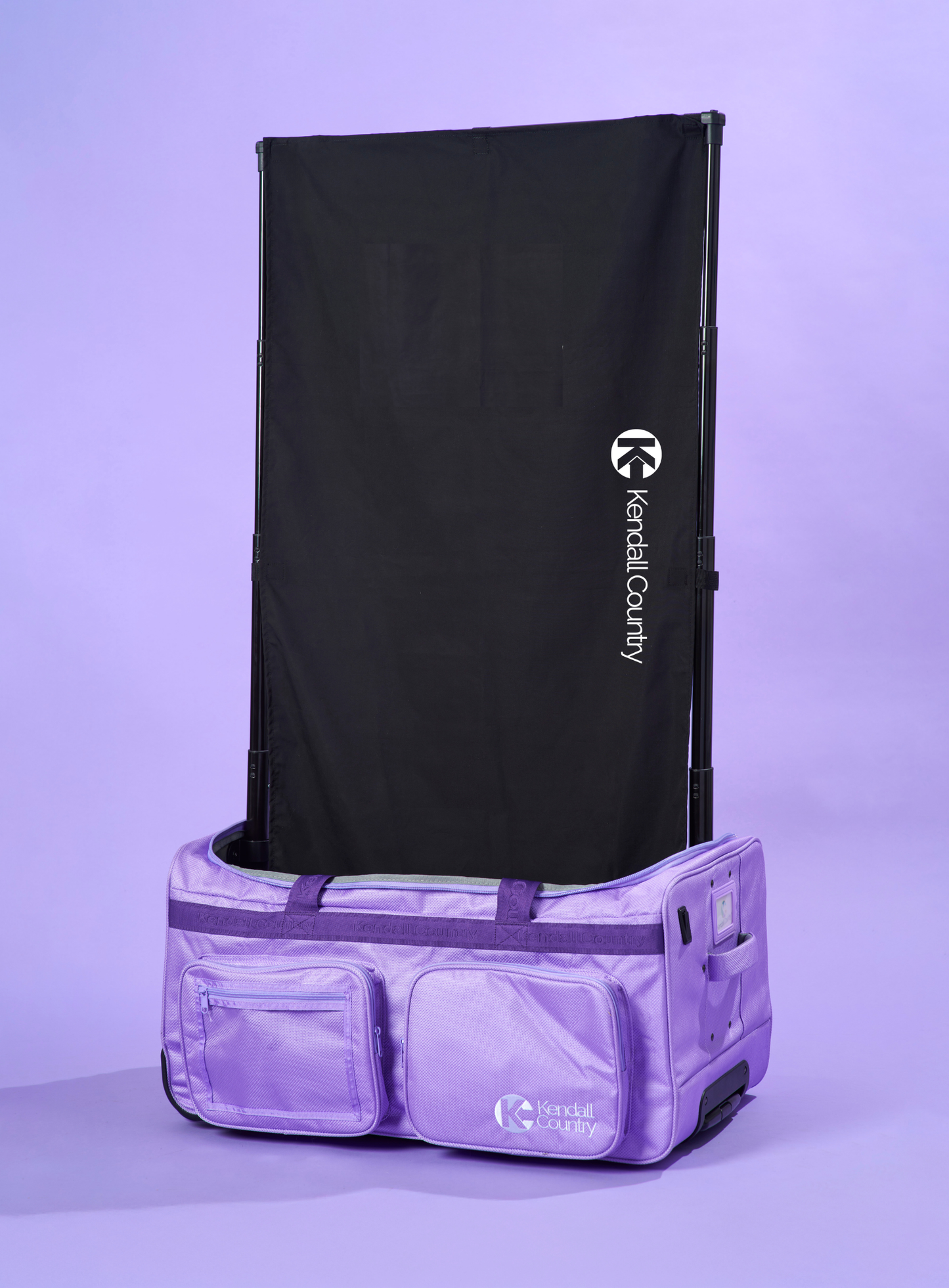 Kendall Country - Rolling Duffel Privacy Curtain – Raven Black