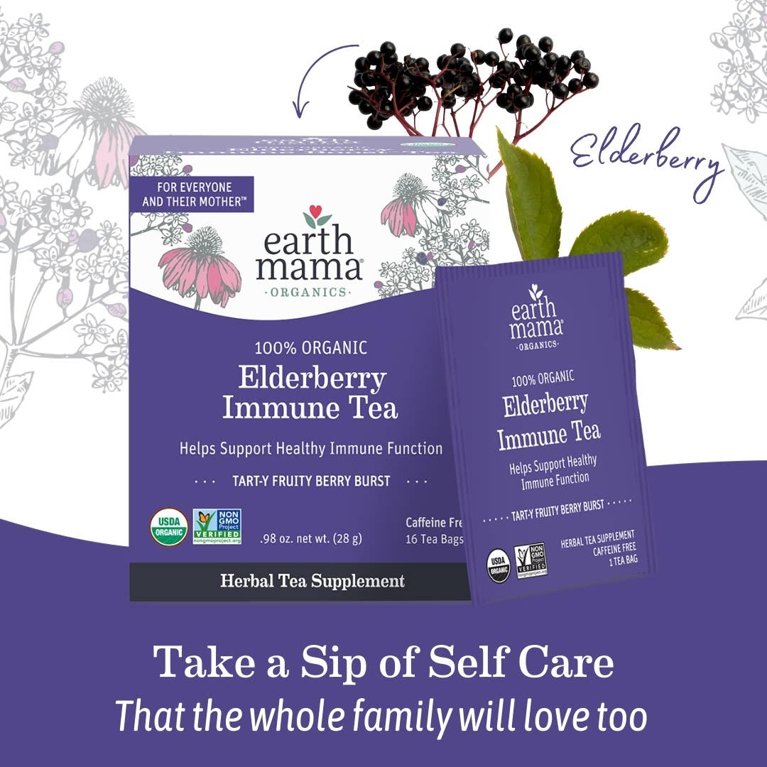 Earth Mama Organics - Organic Elderberry Immune Tea