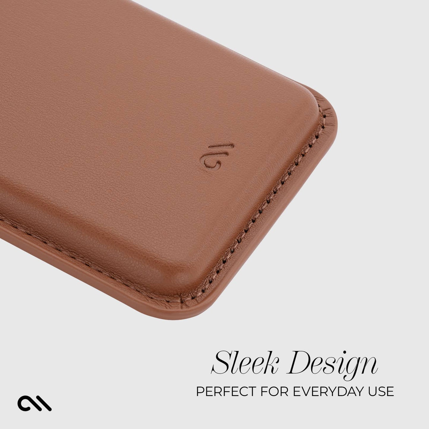 Case-Mate - MagSafe Card Holder (Cognac Brown)