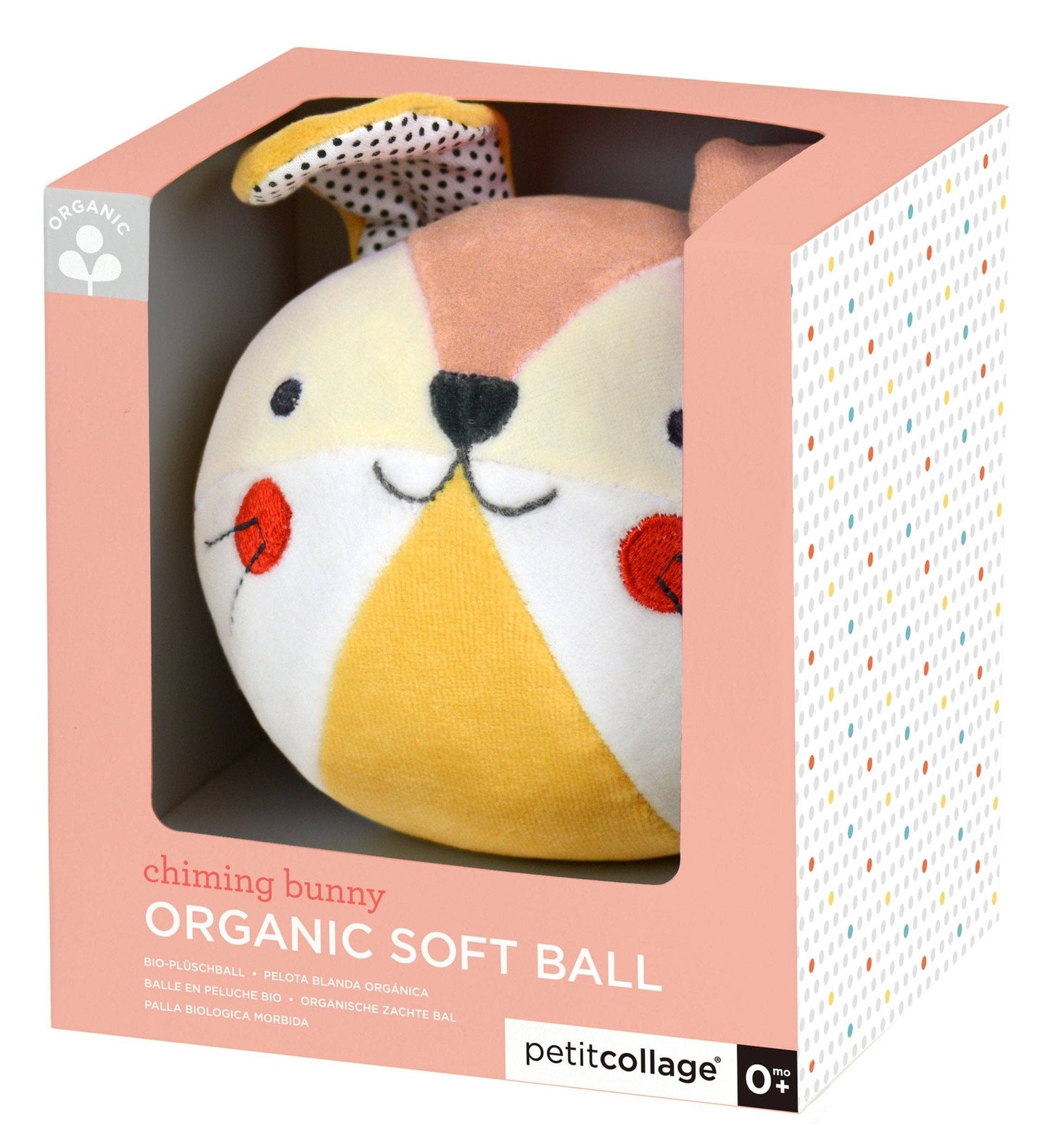Chronicle Books - Organic Soft Chime Ball Baby Bunny