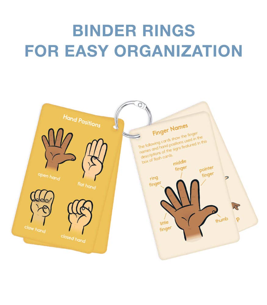 Carson Dellosa Sign Language Flash Cards