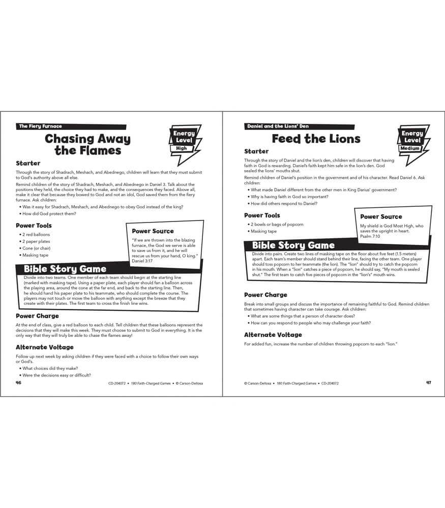Faith-Charged Games for Children’s Ministry, Grades K-5