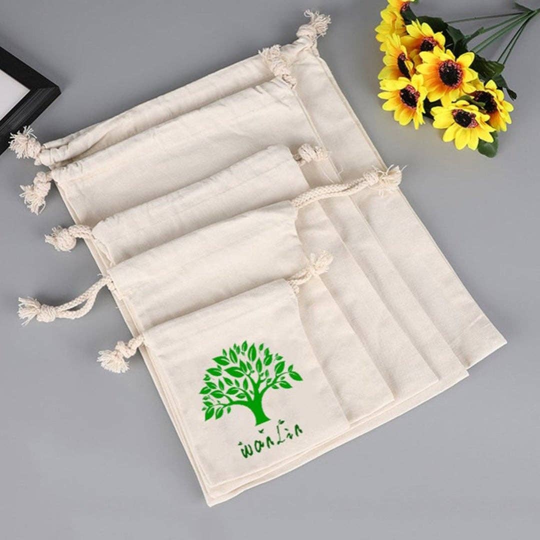 TBF - TBF 100% Cotton Canvas Value Drawstring Pouches / Favor Bags