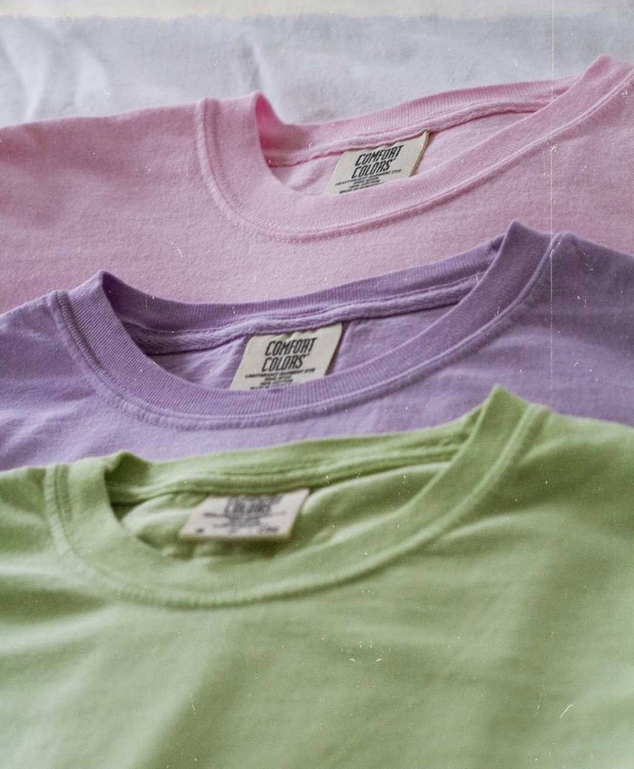 Comfort Colors Shirts, Unisex Heavyweight Tees, LIGHT Colors