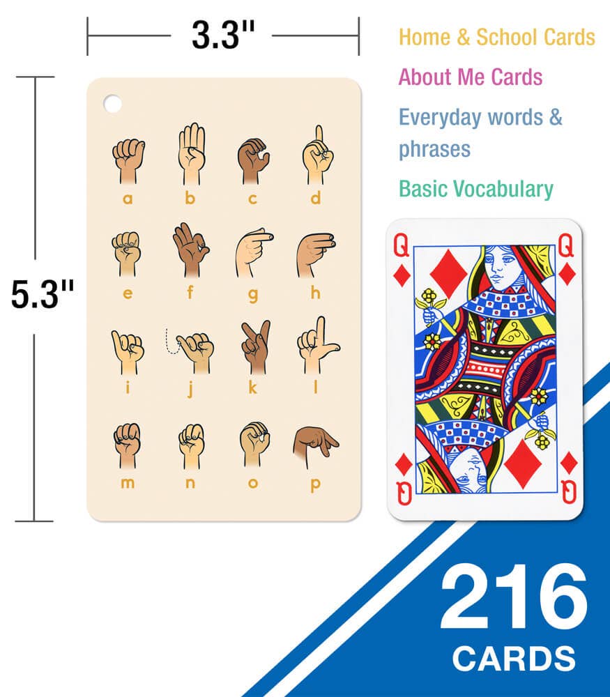Carson Dellosa Sign Language Flash Cards