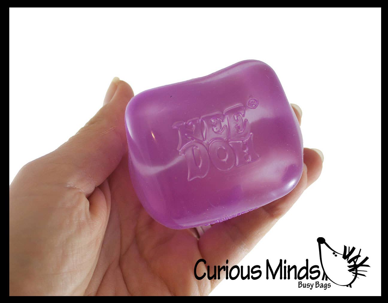 Curious Minds Toys - 1 Nee Doh Nice Cube Ice Sugar Ball - Thick Glue/Gel Stretch