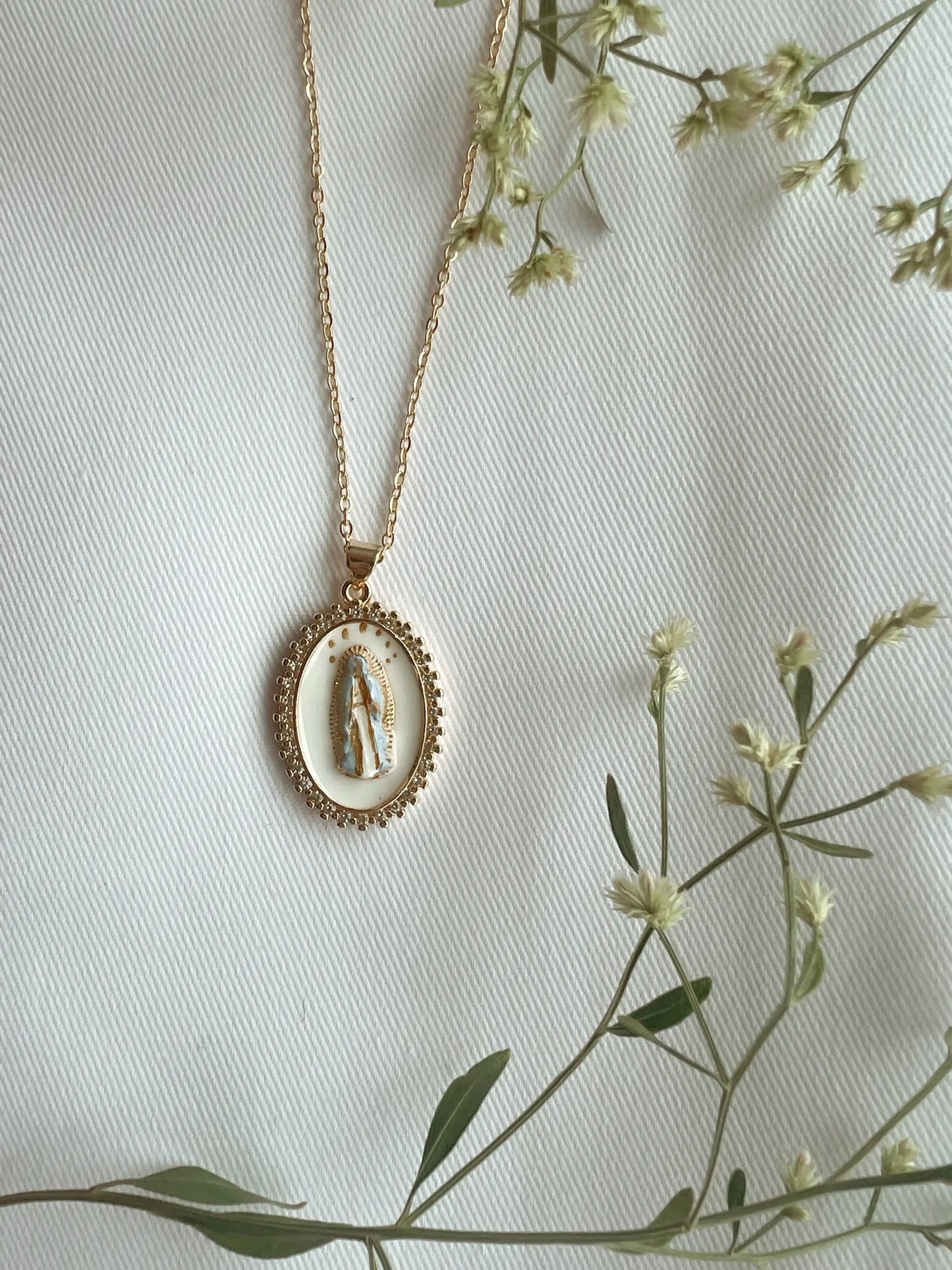 Harleigh Leonards Designs - Immaculate Conception Necklace