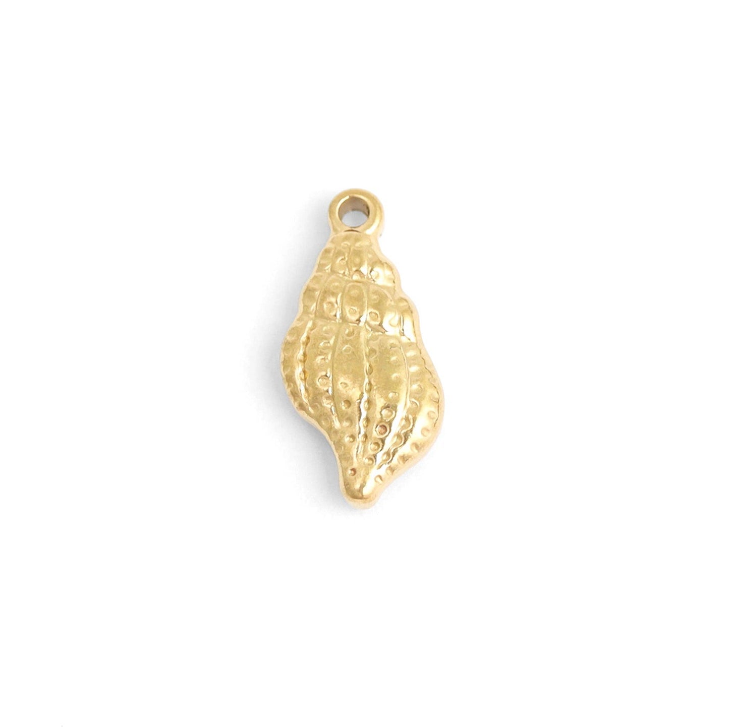 WJW - 18K Gold PVD Stainless Steel Conch Seashell Charm