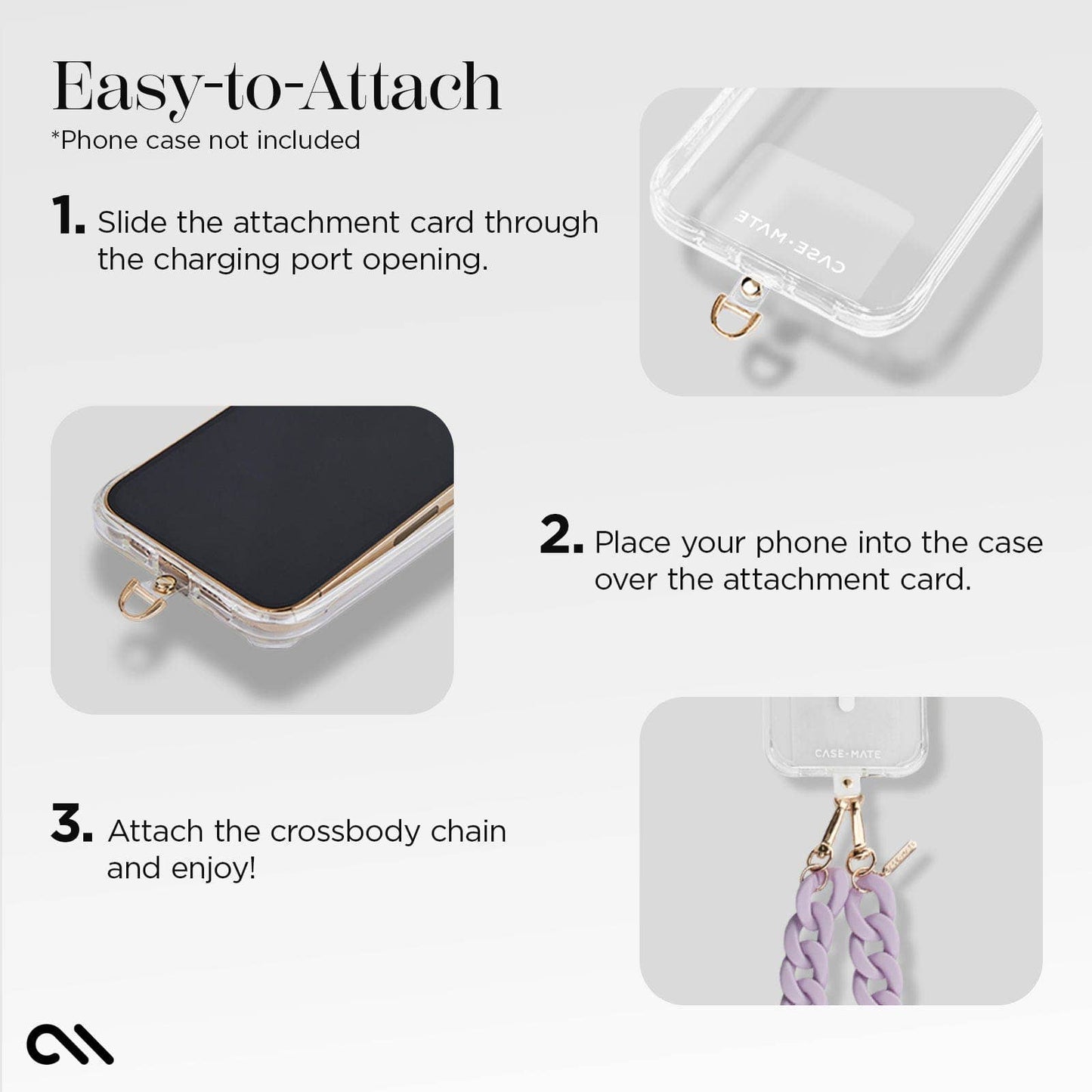 Case-Mate - Lavender Chain Phone Crossbody