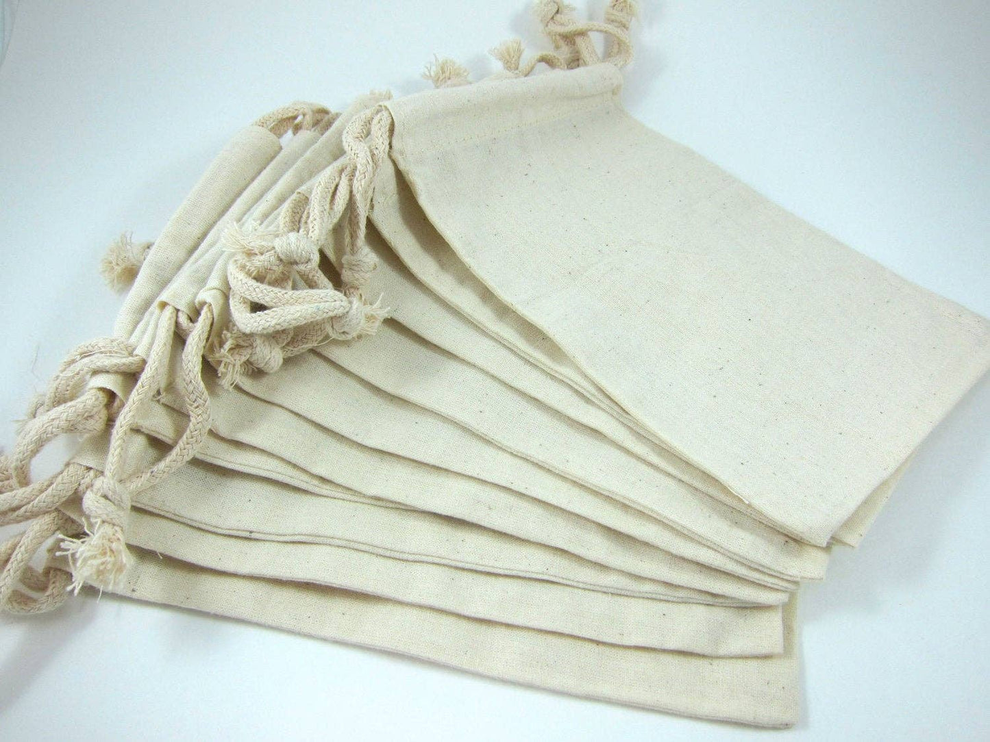 TBF - TBF 100% Cotton Canvas Value Drawstring Pouches / Favor Bags