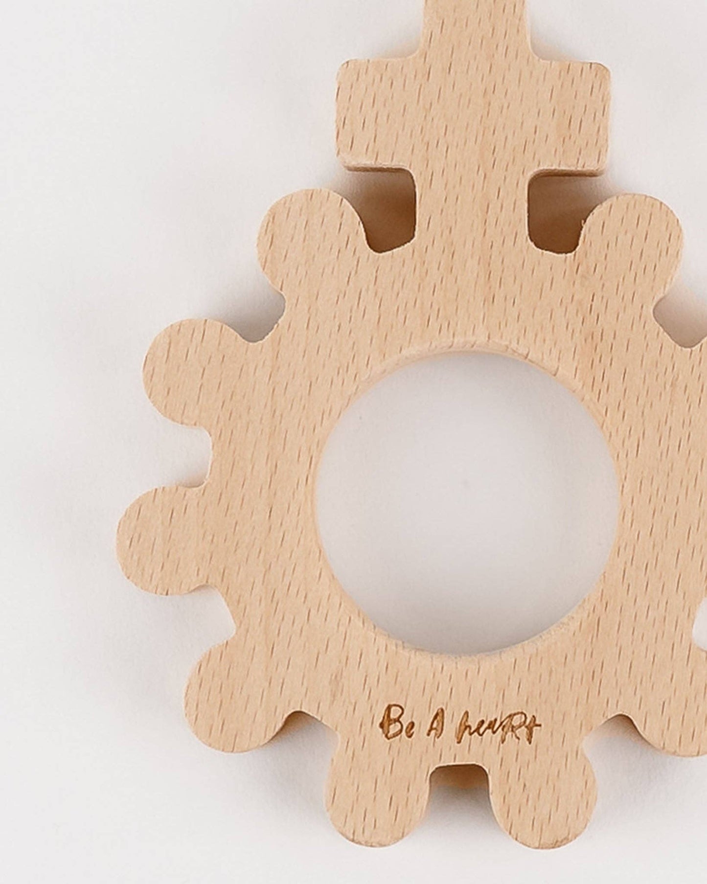 Be A Heart - Baby's First Rosary | Catholic Wooden Teether | Baby Gift