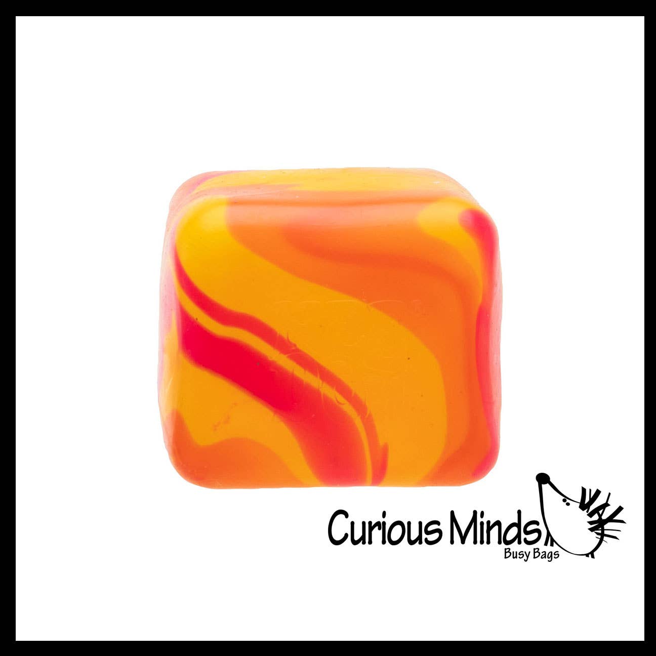Curious Minds Toys - 1 Swirl NeeDoh Nice Cube Ice Sugar Ball - Thick Glue/Gel