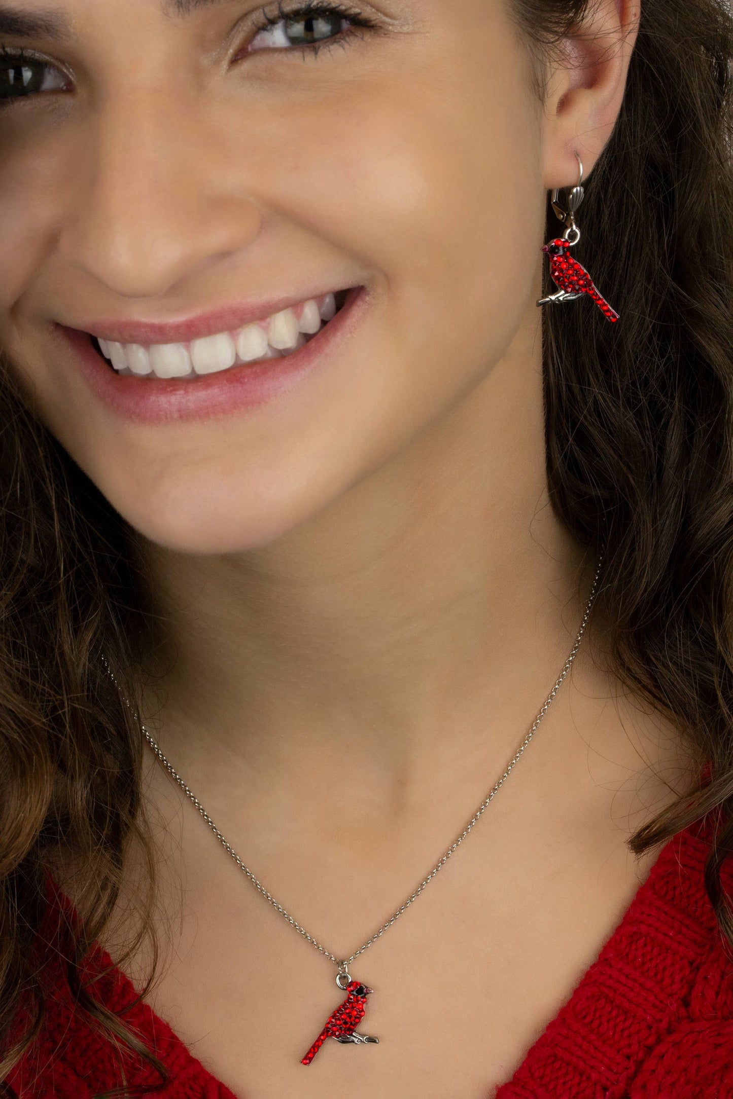 Anne Koplik Designs, Inc. - Anastasia Crystal Cardinal Necklace