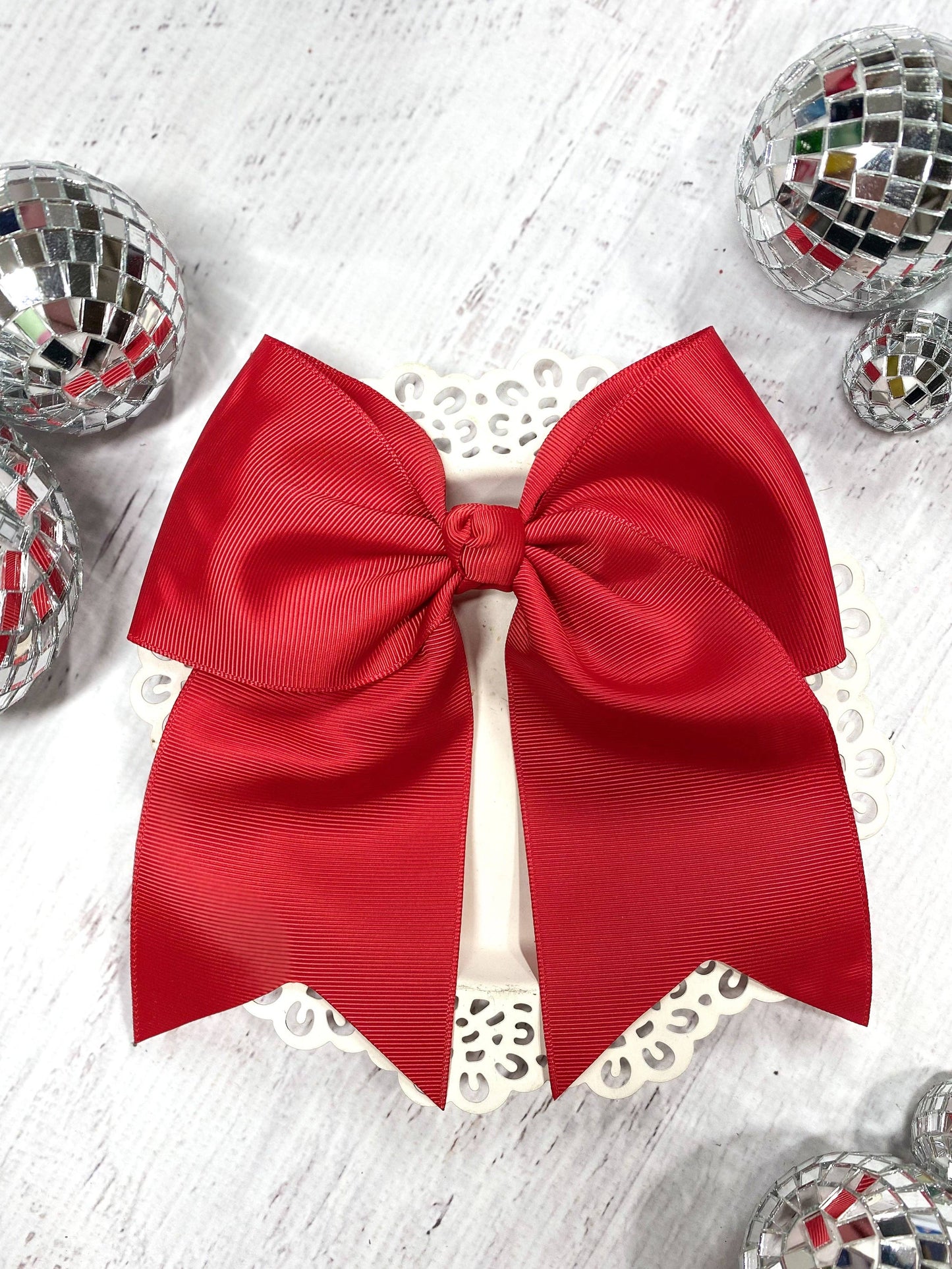 The Hair Bow Company - 6" Cheer Bow - Alligator Clip - 15 Colors - Dance Team Bows