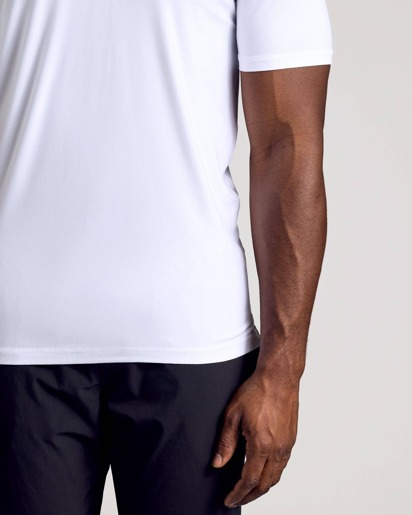 True Classic - White Short Sleeve Tall Active Polo