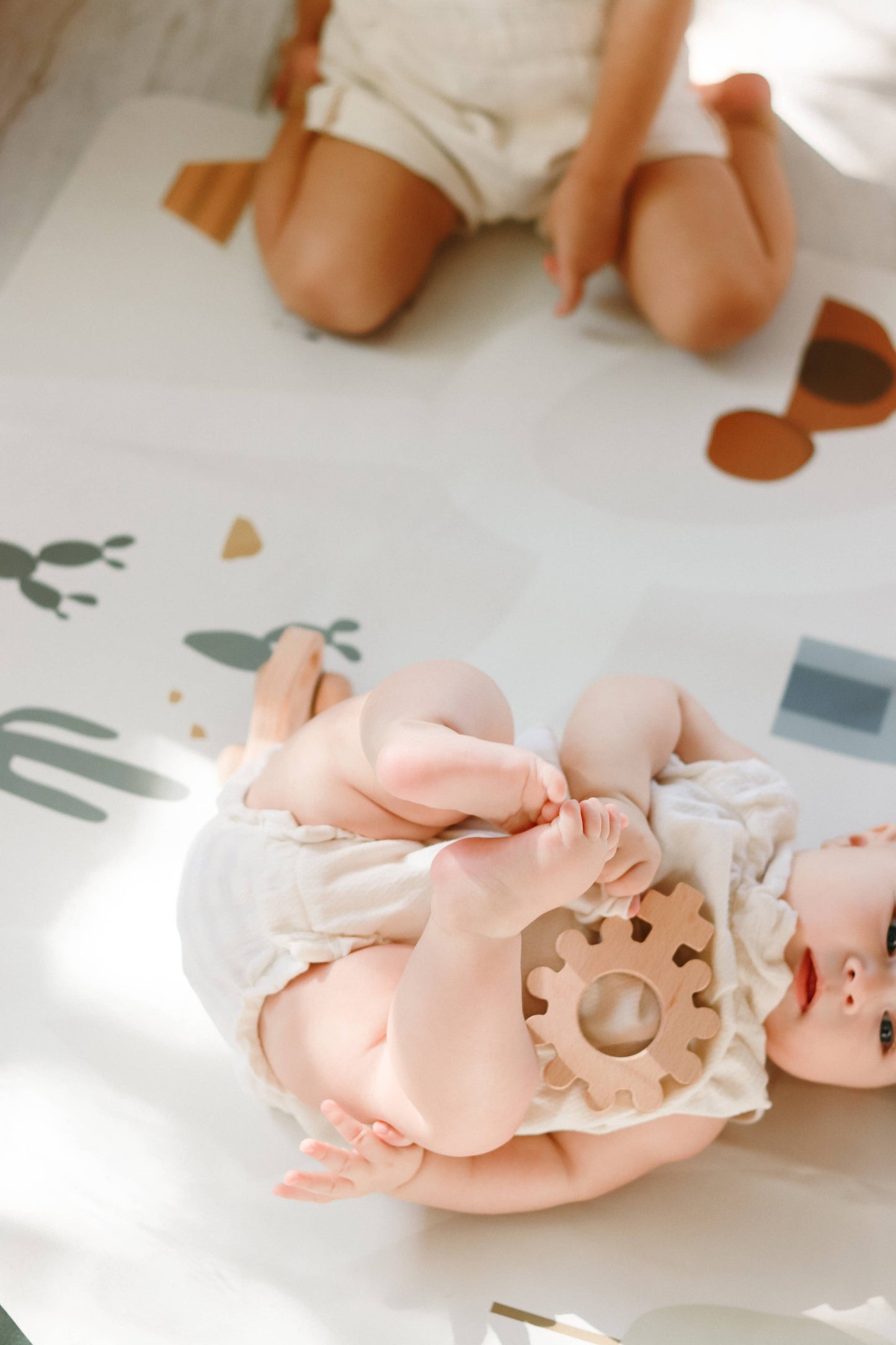 Be A Heart - Baby's First Rosary | Catholic Wooden Teether | Baby Gift