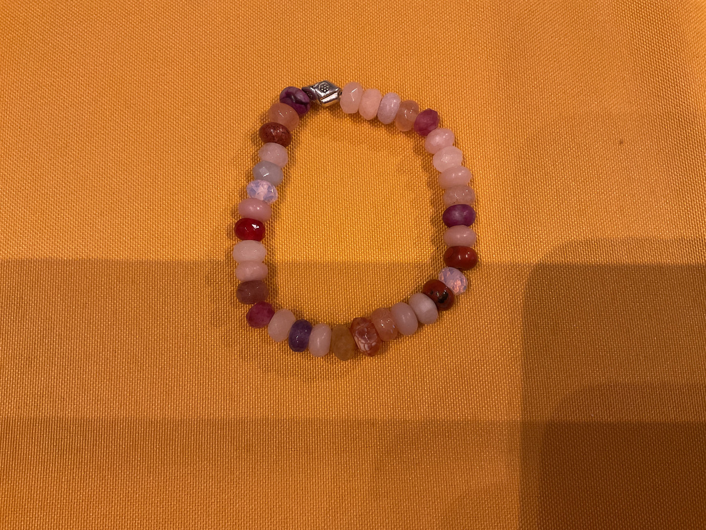 Multi gemstone bead bracelet
