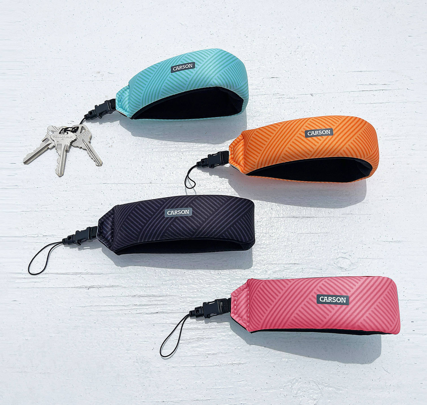 Carson - Floating Neoprene Wrist Strap for Keys or Valuables