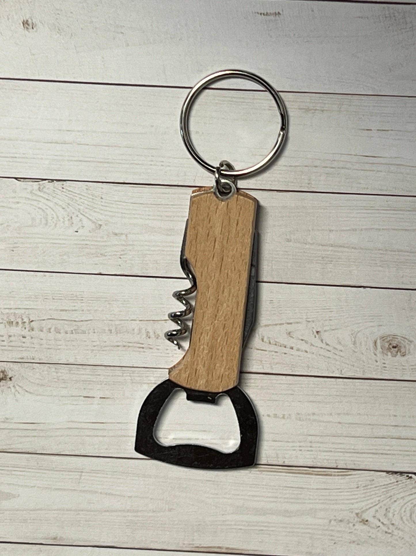 KW Laser Supplies - Bottle/Wine Opener Keychain