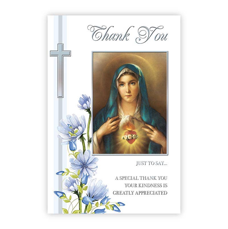 Christian Brands Catholic - Thank You - Heart of Mary Card