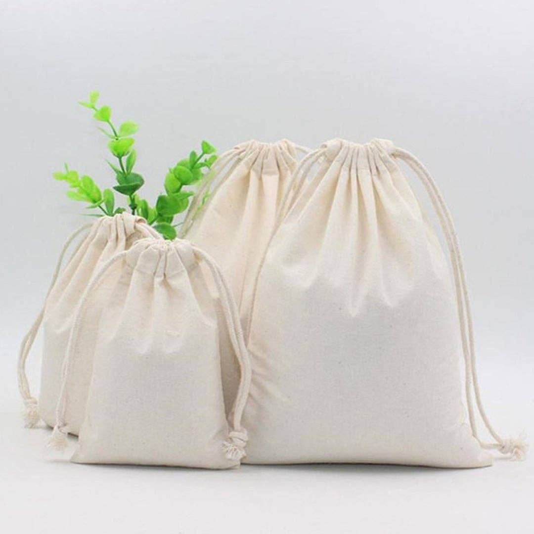 TBF - TBF 100% Cotton Canvas Value Drawstring Pouches / Favor Bags