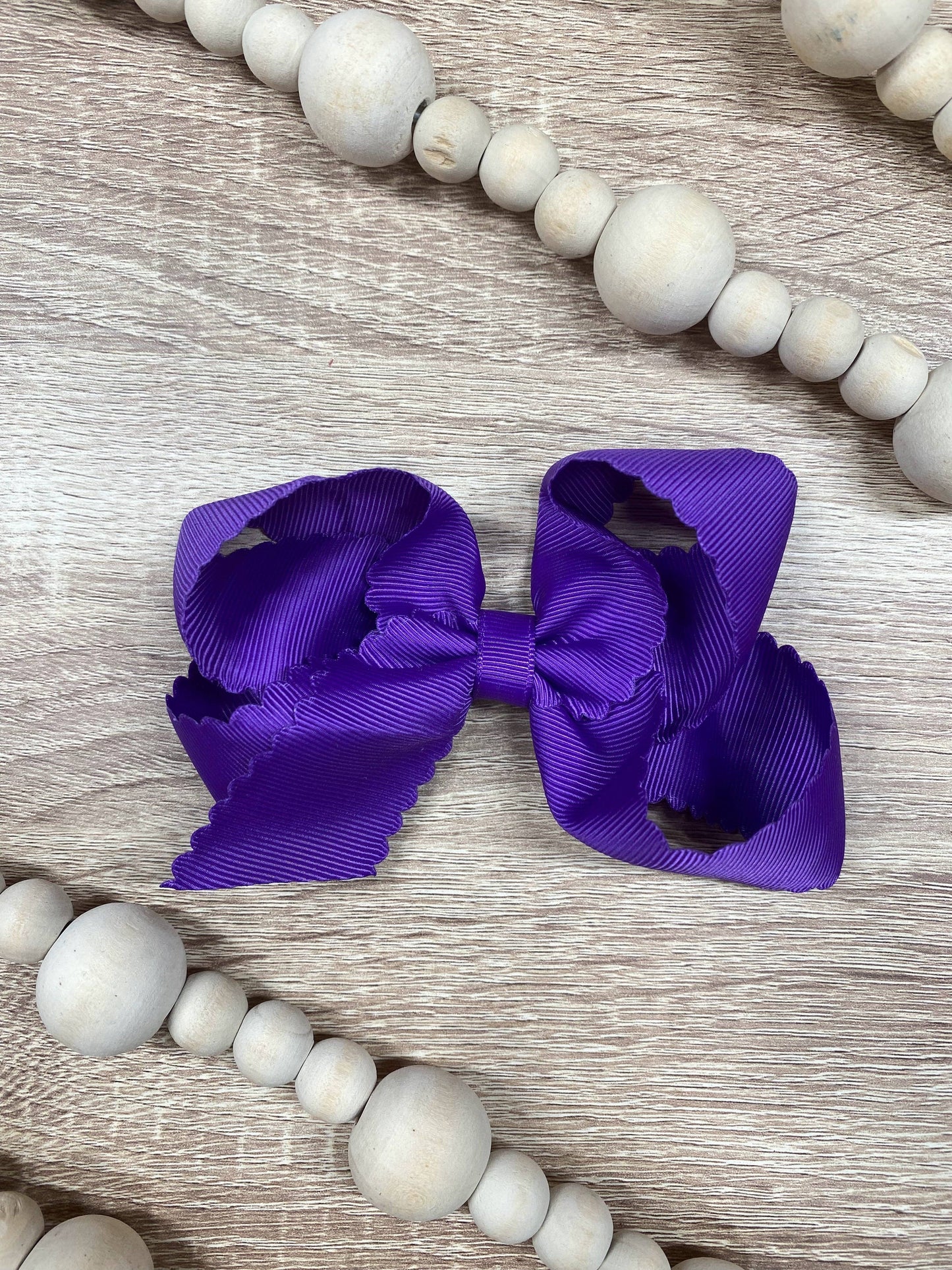 The Hair Bow Company - Classic Scalloped Bows - Alligator Clip - 4.5"