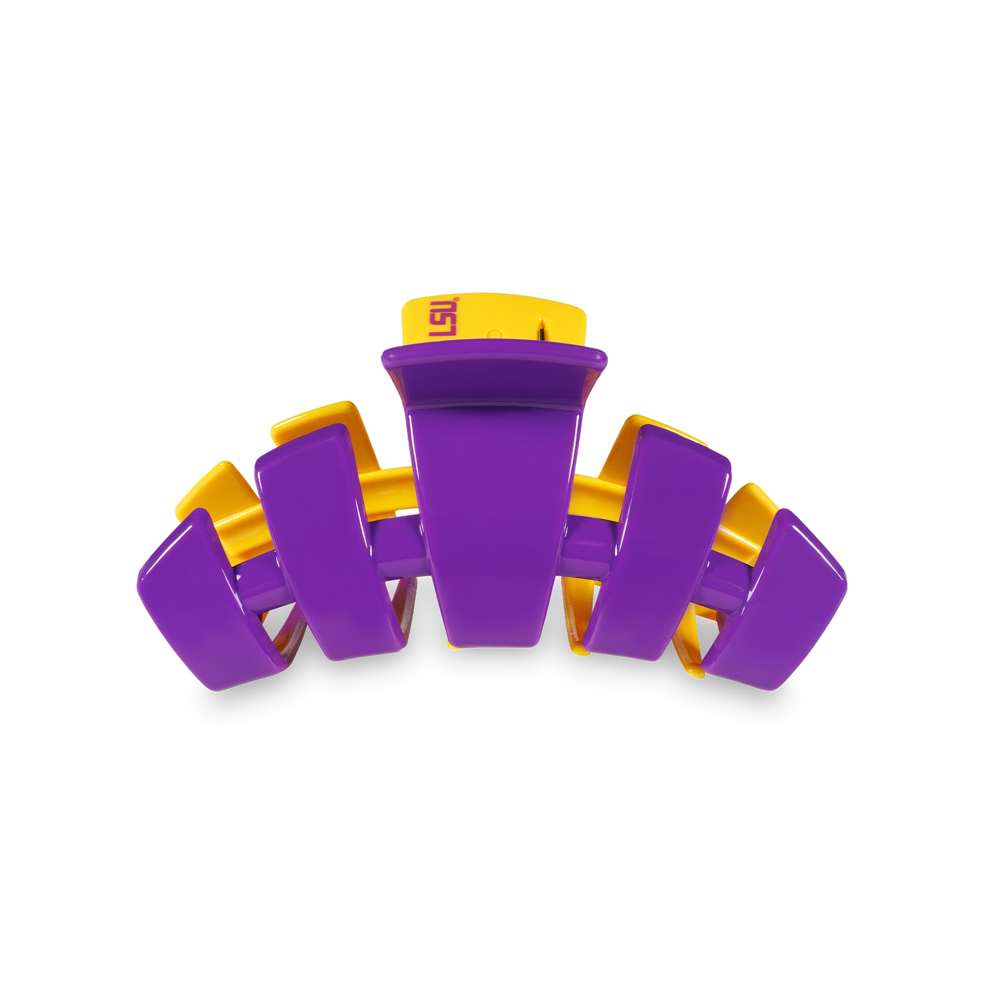 TELETIES - Classic College Hair Clip | Medium | LSU