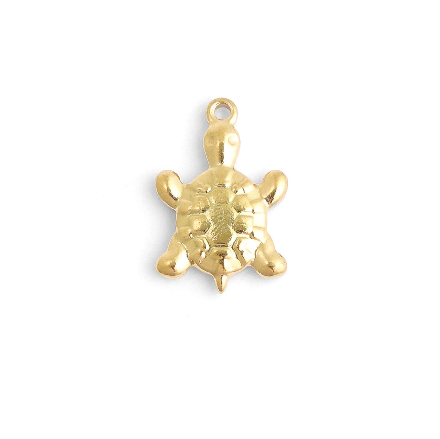 WJW - 18K Gold PVD Stainless Steel Sea Turtle Charm