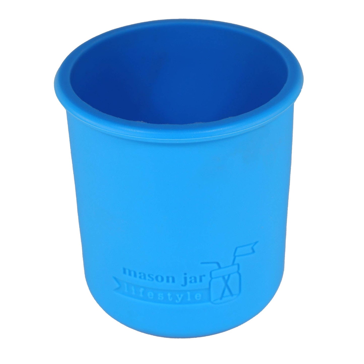 Mason Jar Lifestyle - Silicone Sleeve for Regular Mouth Half Pint 8oz Mason Jars