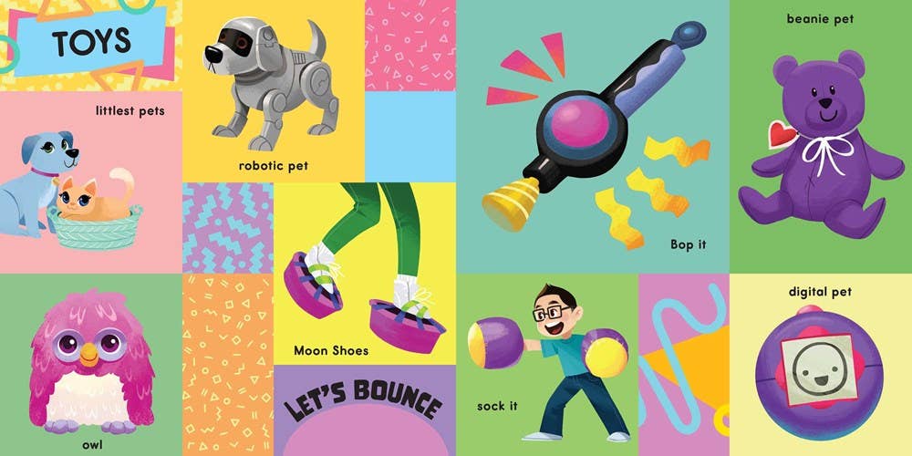 First 100 Words From The 90s Highchair U/board book)