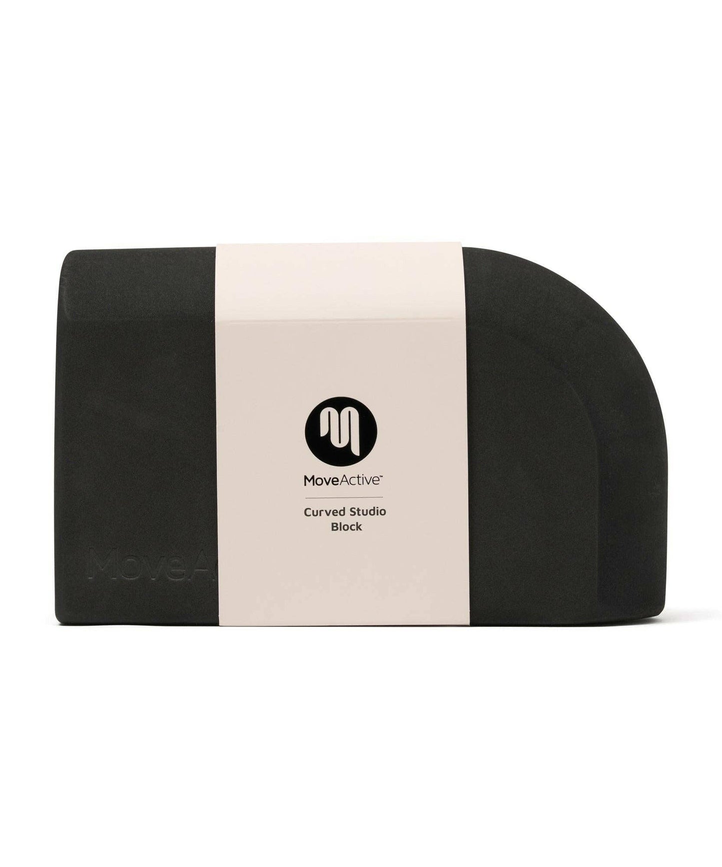 MoveActive - Curved Yoga Block - Black