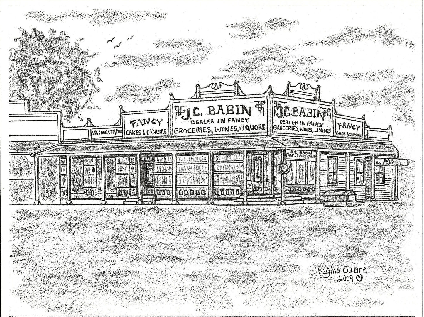J C Babin Store on Railroad Avenue