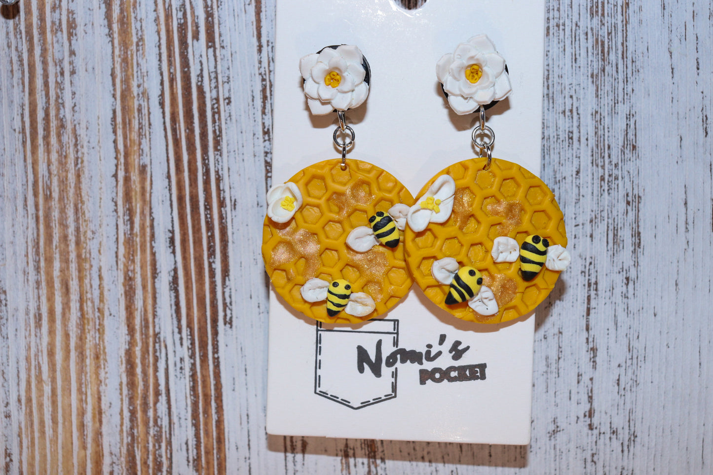 Sweet Honey Bee Earrings
