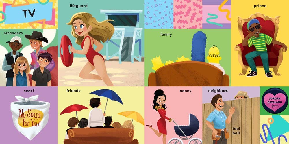First 100 Words From The 90s Highchair U/board book)