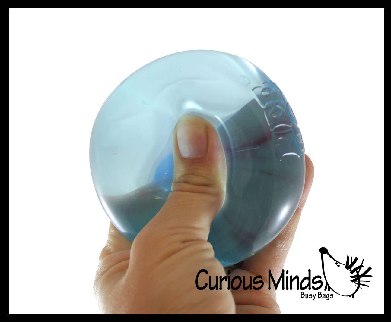 Curious Minds Toys - 1 Nee Doh Nice Cube Ice Sugar Ball - Thick Glue/Gel Stretch