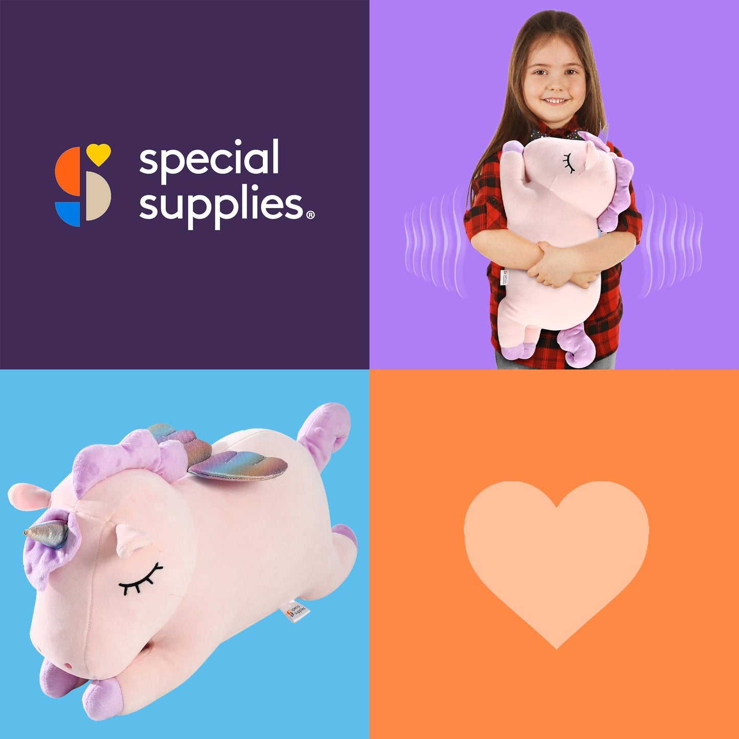 Special Supplies - Sensory Vibrating Pillow-Unicorn