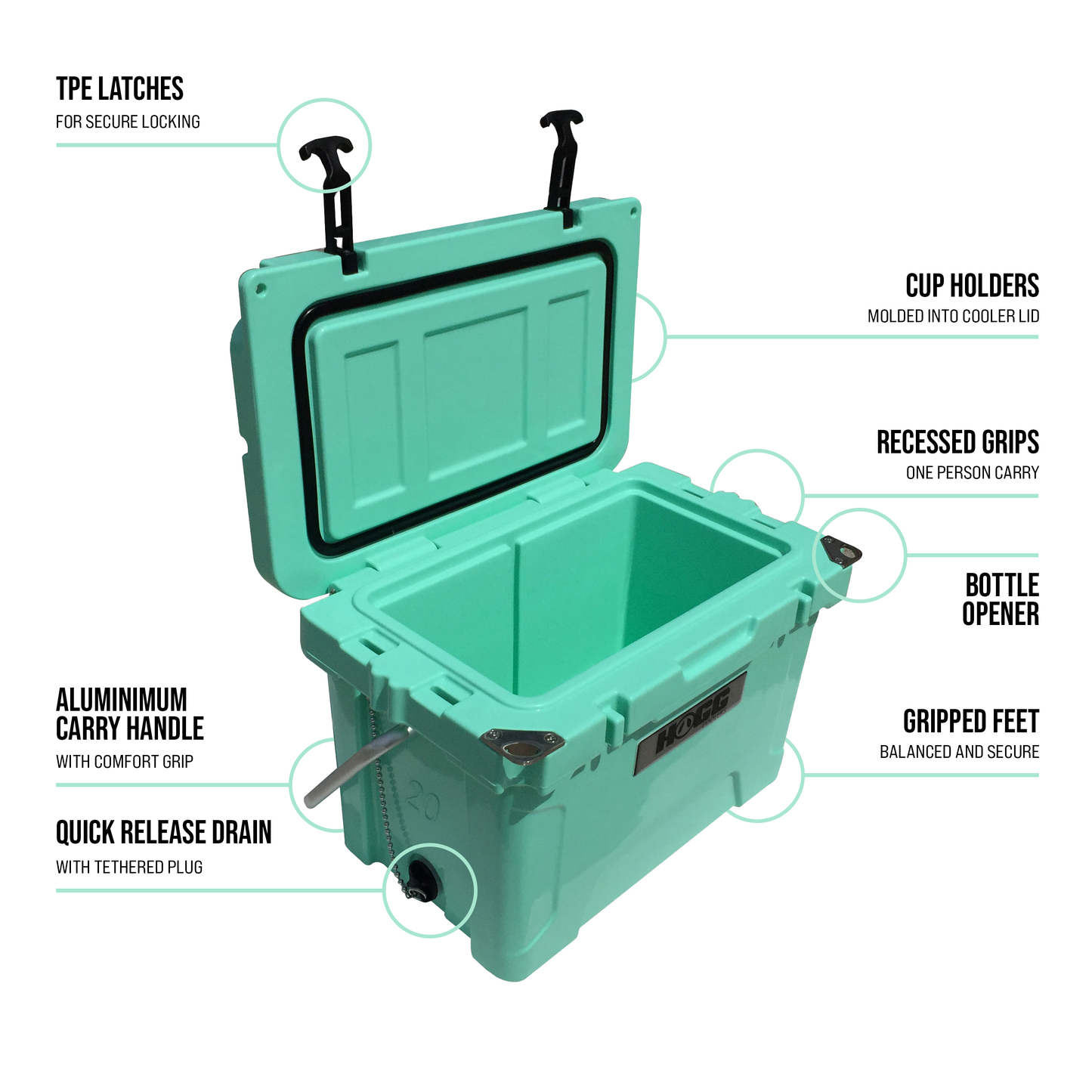 Hogg Outfitters - 20QT COOLER
