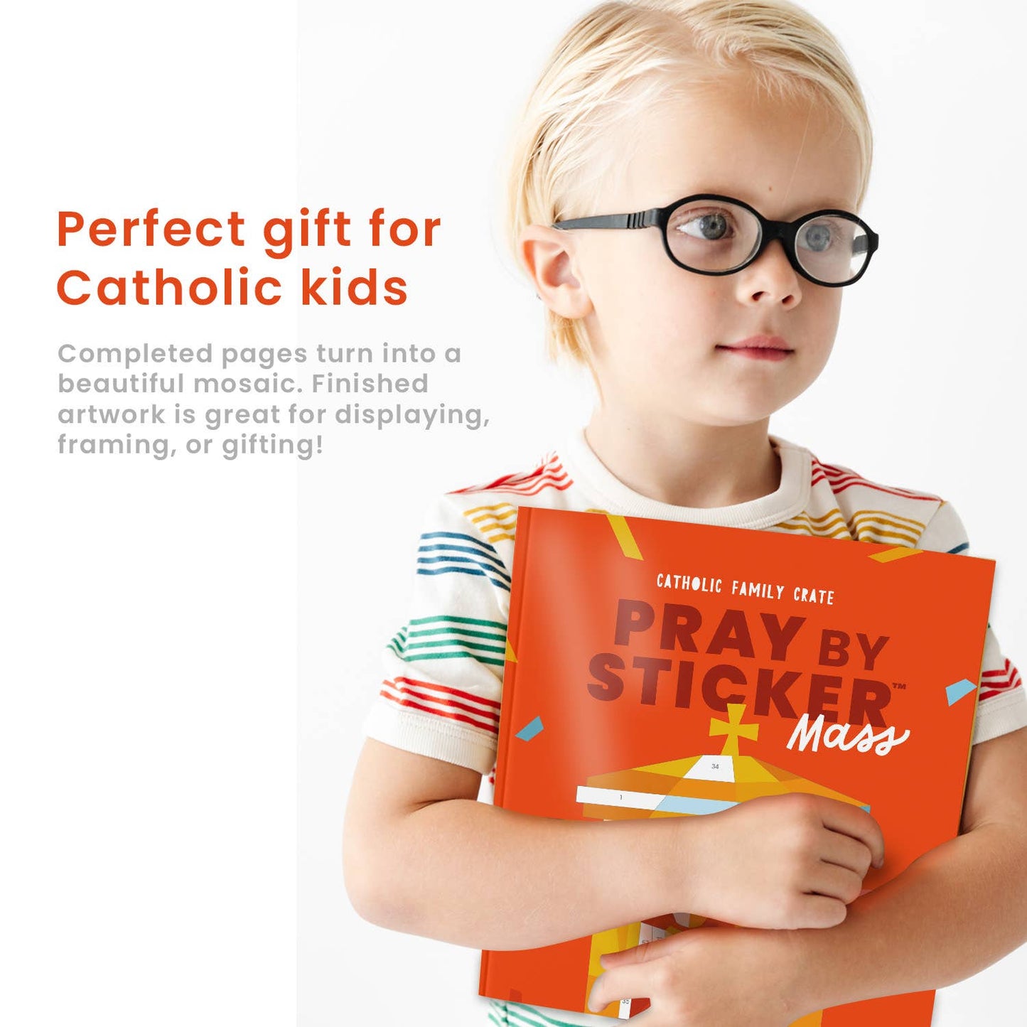 Catholic Family Crate® - Pray by Sticker: Mass Sticker Book