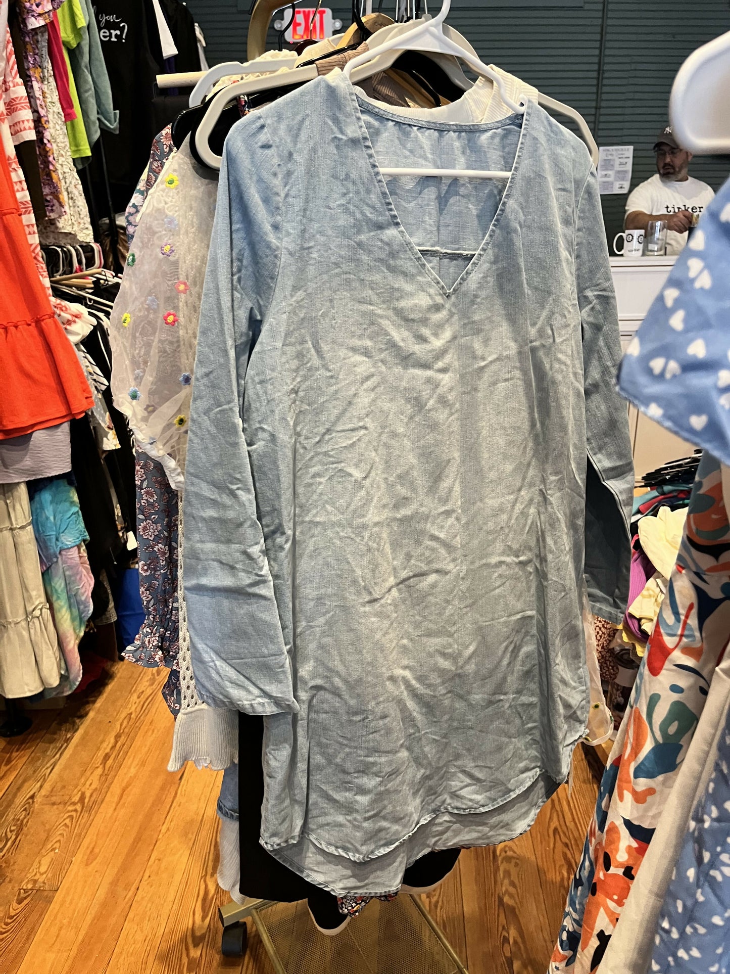 Denim dress