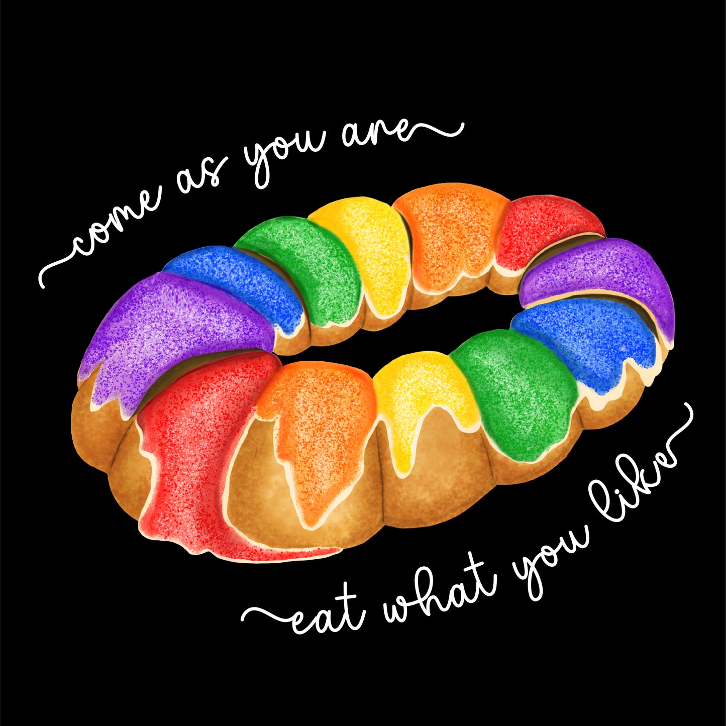 "Eat What You Like" King Cake T-Shirt