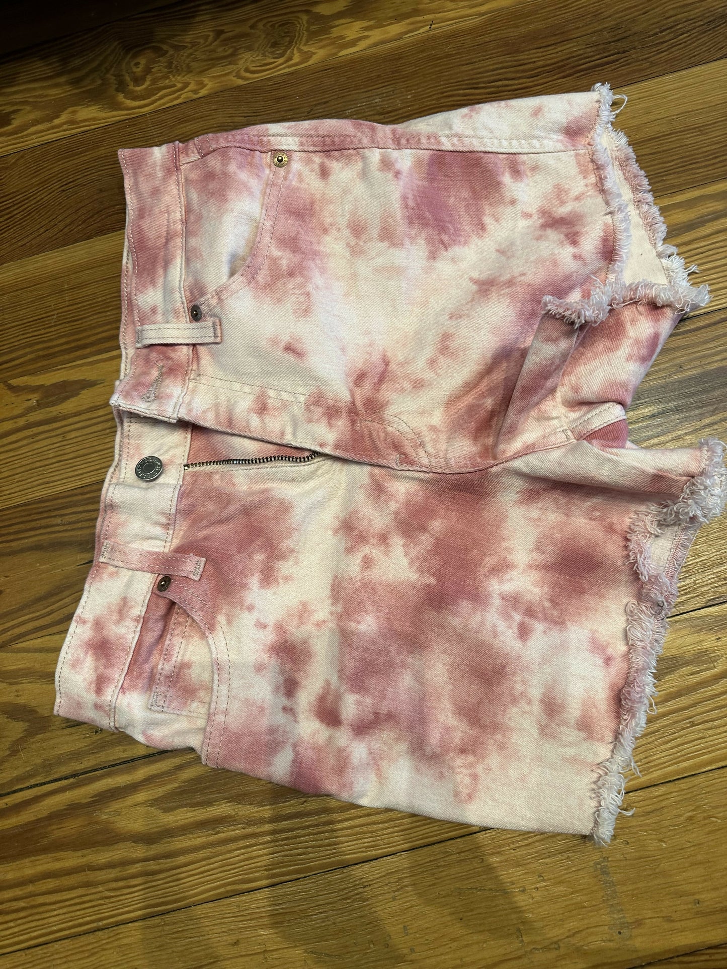 TieDye Levi Shorts