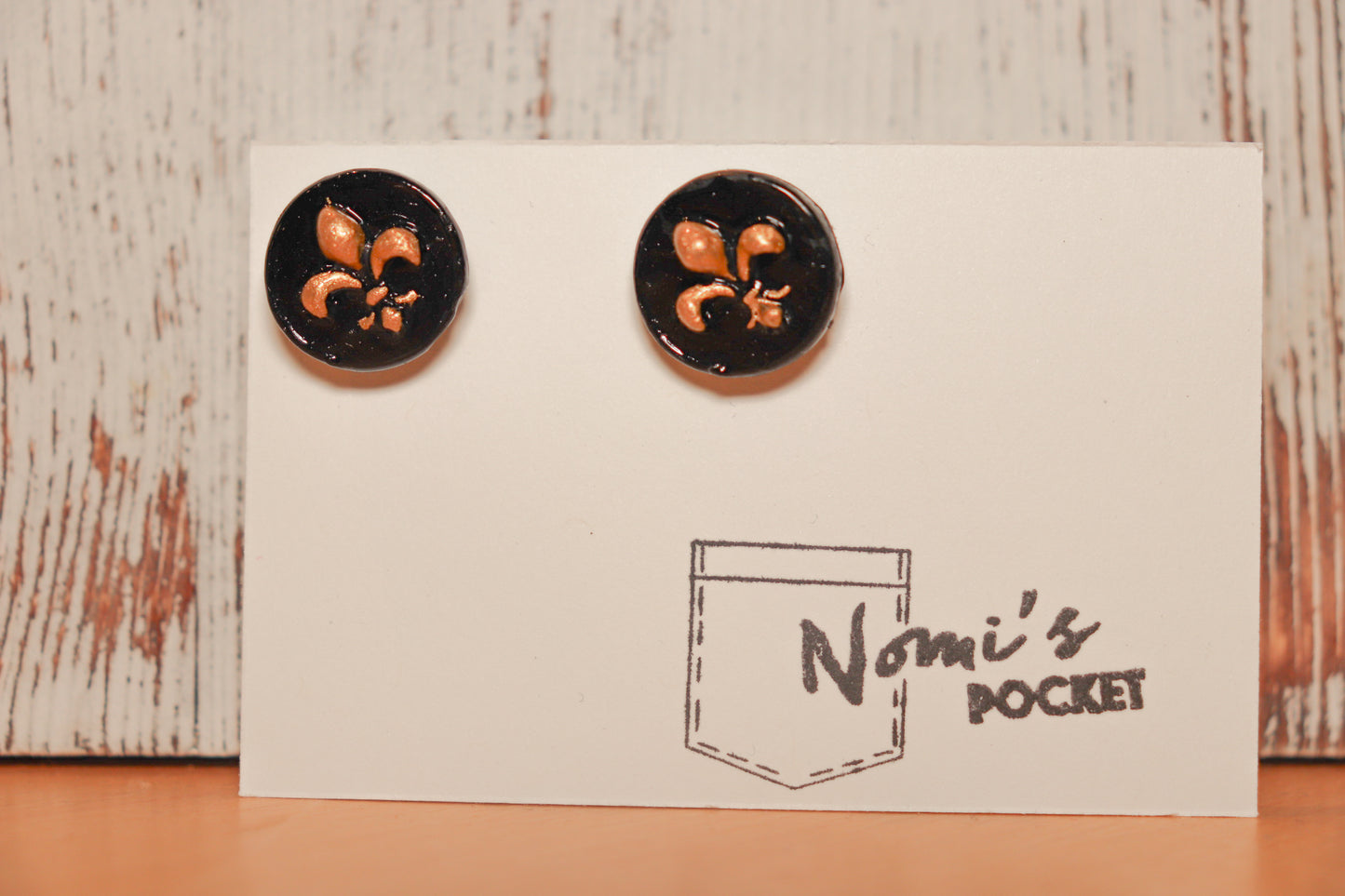 Fleur-di-lis earrings