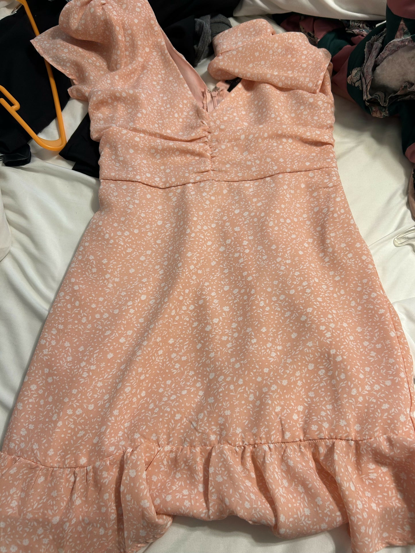 Pink spring dress