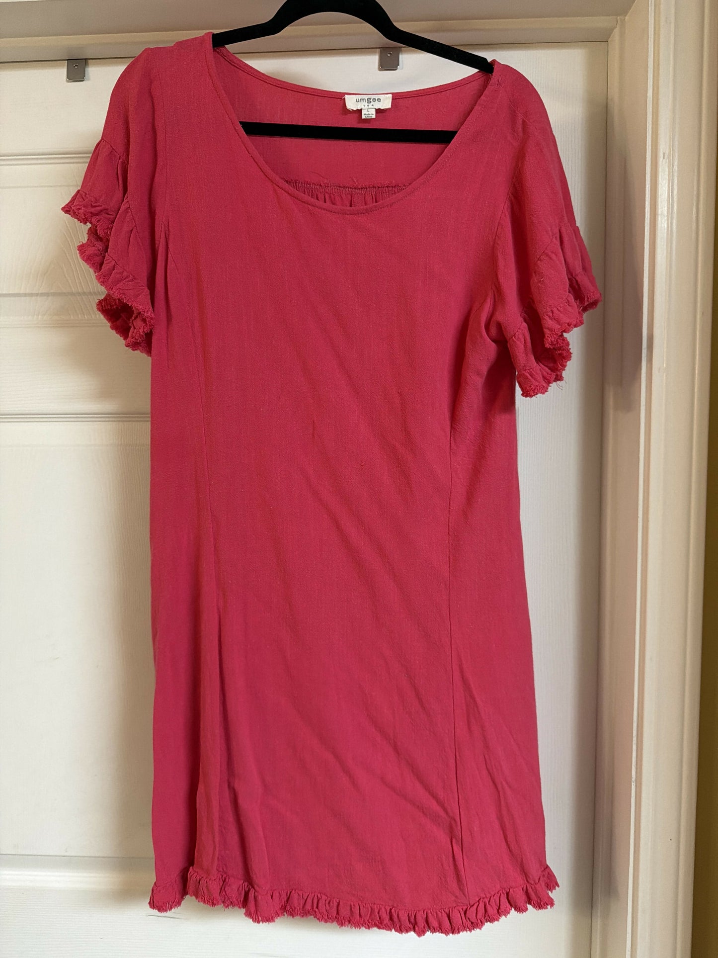 Red dress size large